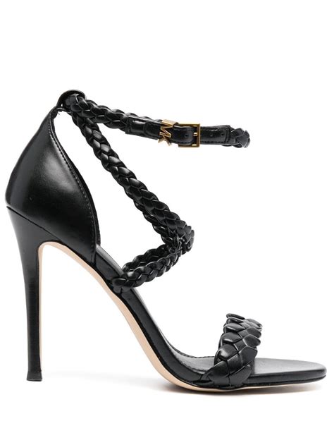 michael michael kors astrid braided faux leather sandal|Michael Kors Astrid Braided Faux Leather Sandal Brown .